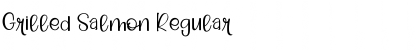 Download Grilled Salmon Regular Font Title Preview