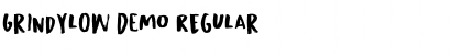 Download Grindylow DEMO Regular Font Title Preview