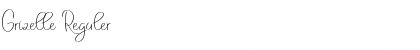 Download Grizelle Reguler Font Title Preview