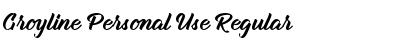 Download Groyline Personal Use Regular Font Title Preview
