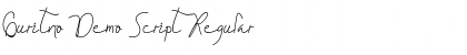 Download Guritno Demo Script Regular Font Title Preview