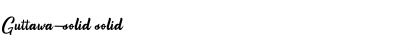 Download Guttawa-solid solid Font Title Preview