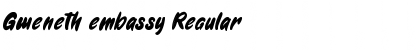 Download Gweneth embassy Regular Font Title Preview