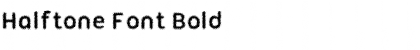 Download Halftone Font Bold Font