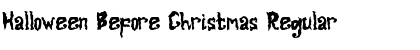 Download Halloween Before Christmas Font