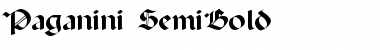 Download Paganini-SemiBold Regular Font