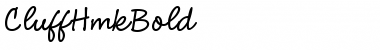 Download CluffHmkBold Regular Font Title Preview