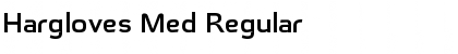 Download Hargloves Med Regular Font Title Preview