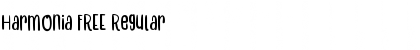 Download Harmonia FREE Regular Font Title Preview