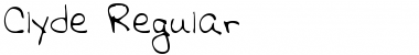 Download Clyde Regular Font Title Preview