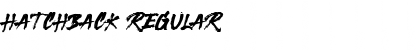 Download Hatchback Regular Font Title Preview