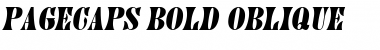 Download PageCaps Bold-Oblique Font Title Preview