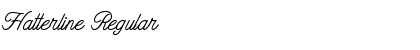 Download Hatterline Regular Font Title Preview