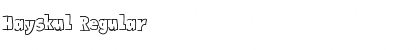 Download Hayskul Regular Font Title Preview