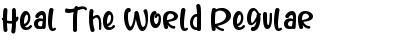 Download Heal The World Regular Font Title Preview