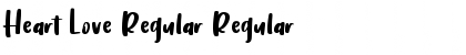 Download Heart Love Regular Regular Font Title Preview