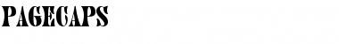 Download PageCaps Normal Font Title Preview