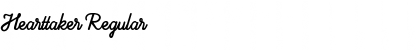 Download Hearttaker Regular Font Title Preview