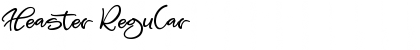 Download Heaster Regular Font Title Preview