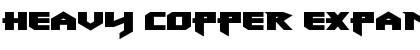 Download Heavy Copper Expanded Expanded Font Title Preview