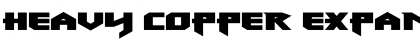 Download Heavy Copper Expanded Expanded Font Title Preview