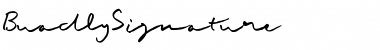 Download Buadly Signature Regular Font Title Preview