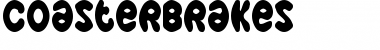 Download CoasterBrakes Regular Font Title Preview