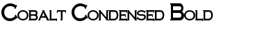 Download Cobalt Condensed Bold Font Title Preview