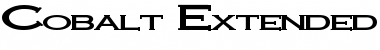 Download Cobalt Extended Bold Font Title Preview