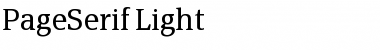 Download PageSerif-Light Font