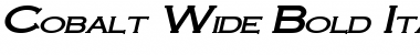 Download Cobalt Wide Bold Italic Font Title Preview