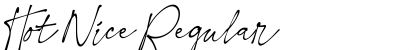 Download Hot Nice Regular Font Title Preview