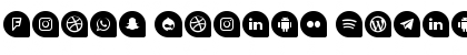 Download Icons Social Media 13 Font