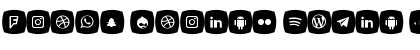 Download Icons Social Media 5 Regular Font