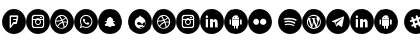 Download Icons Social Media 8 Font