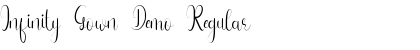 Download Infinity Gown Demo Regular Font Title Preview