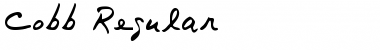 Download Cobb Regular Font Title Preview