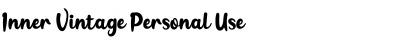 Download Inner Vintage Personal Use Font Title Preview