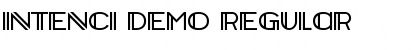Download Intenci Demo Regular Font Title Preview