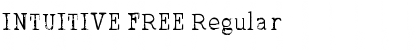 Download INTUITIVE FREE Regular Font Title Preview
