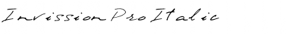 Download Invission Pro Italic Font Title Preview