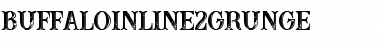 Download Buffalo inline 1 grunge Regular Font Title Preview