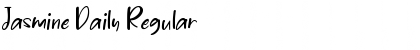 Download Jasmine Daily Regular Font Title Preview