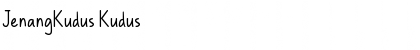 Download JenangKudus Kudus Font Title Preview