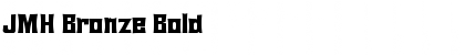Download JMH Bronze Bold Font Title Preview