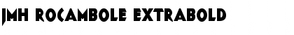 Download JMH ROCAMBOLE Extrabold Font Title Preview