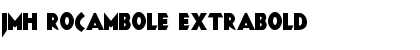 Download JMH ROCAMBOLE Extrabold Font Title Preview