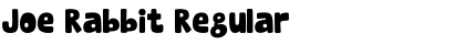 Download Joe Rabbit Regular Font Title Preview