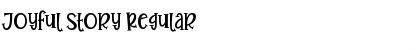 Download Joyful Story Regular Font Title Preview