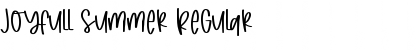 Download Joyfull Summer Regular Font Title Preview